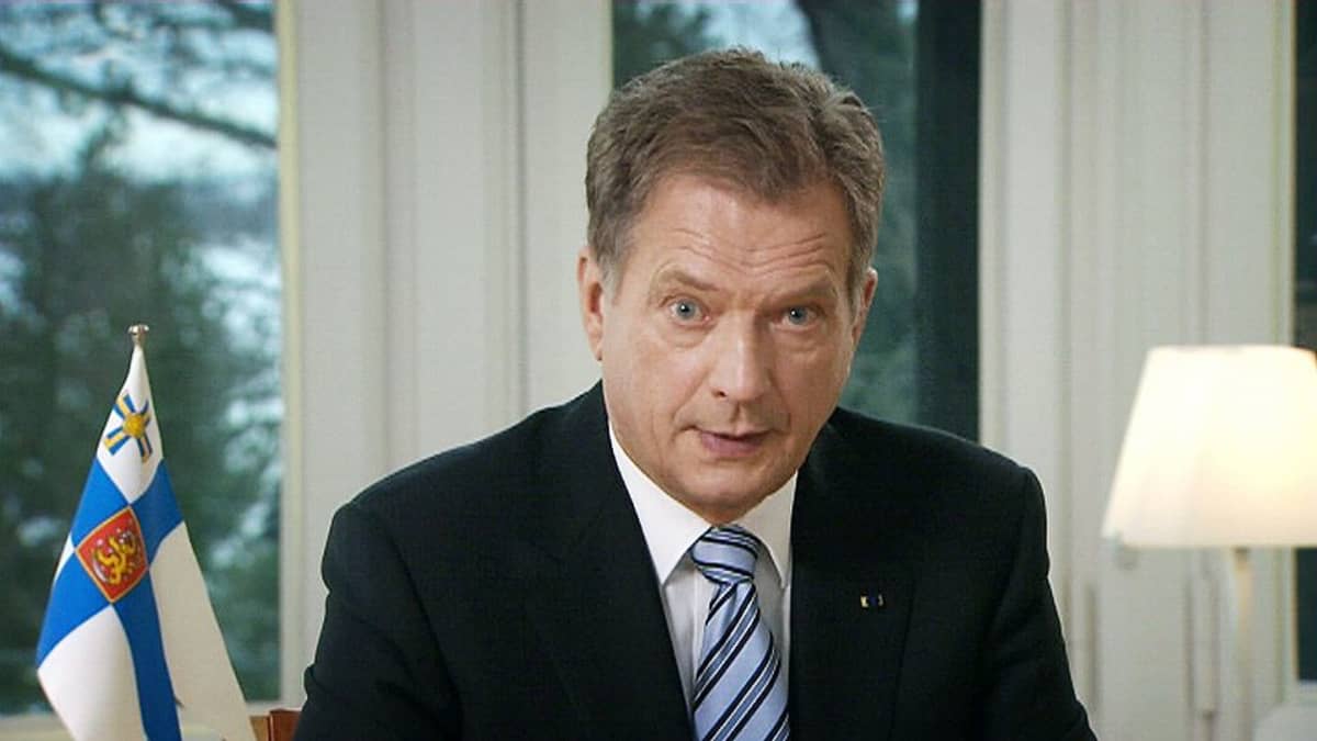 Tasavallan presidentti Sauli Niinistö.