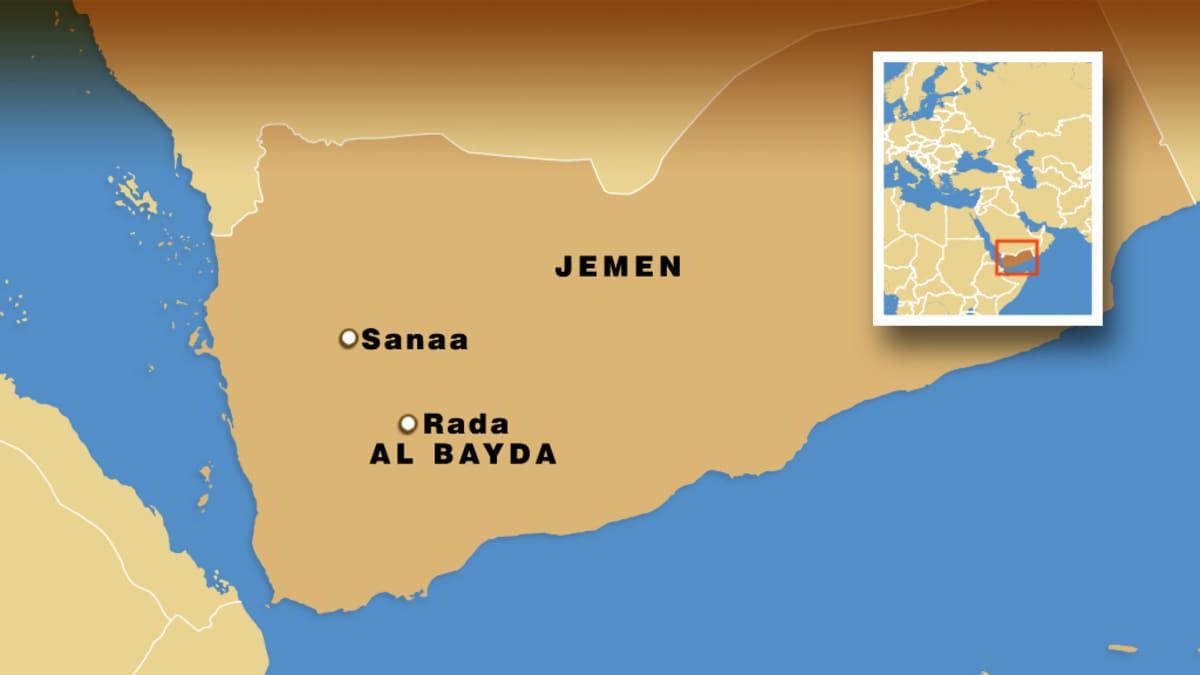 Jemenin kartta
