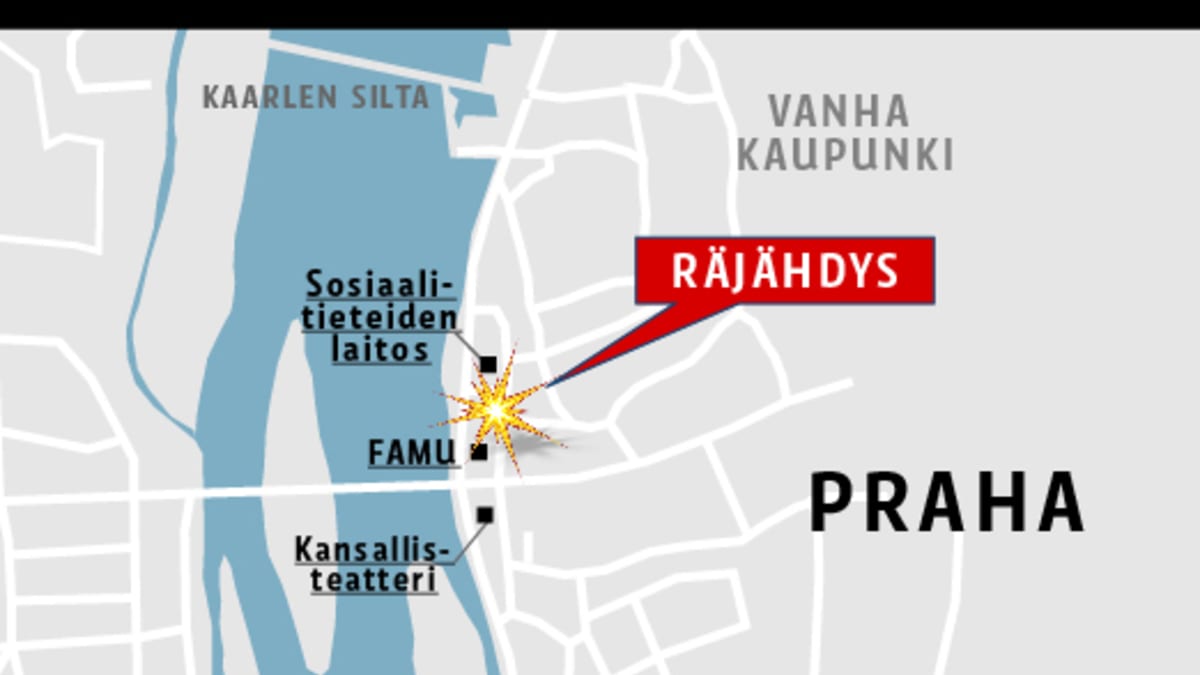 Prahan keskustassa räjähti - useita ihmisiä loukkaantui | Yle Uutiset