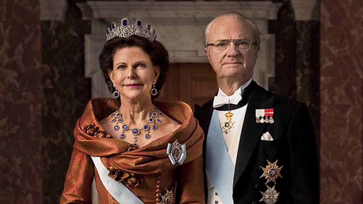 Kaarle XVI Kustaa ja kuningatar Silvia.