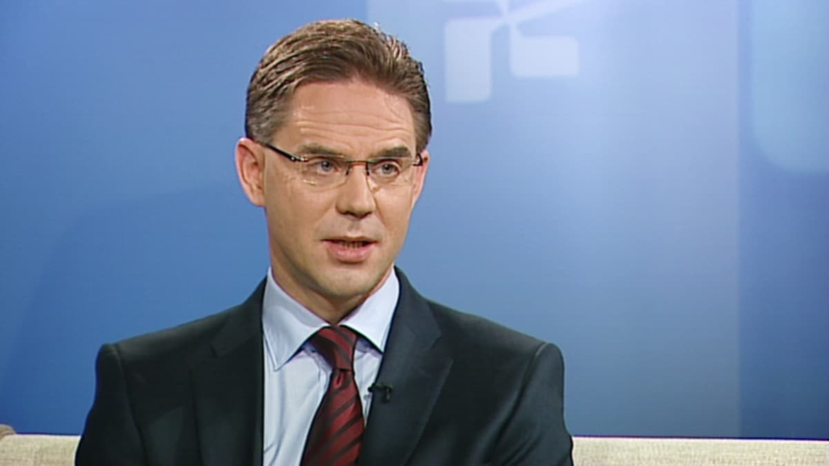 Jyrki Katainen Ykkösaamussa.