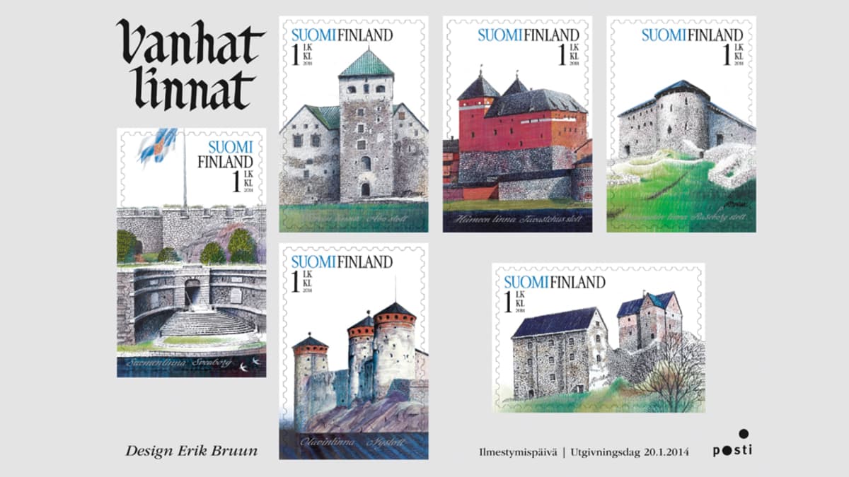 Vanhat linnat -postimerkkisarja