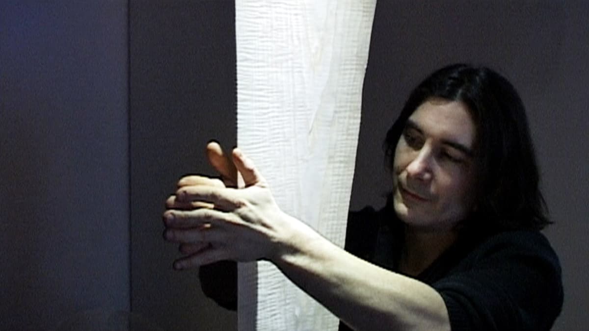 Grégory Lasserre ja Matières sensibles -teos.