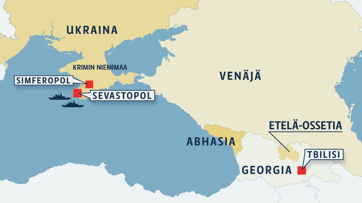 Krimin niemimaa ei ole Etelä-Ossetia | Yle Uutiset