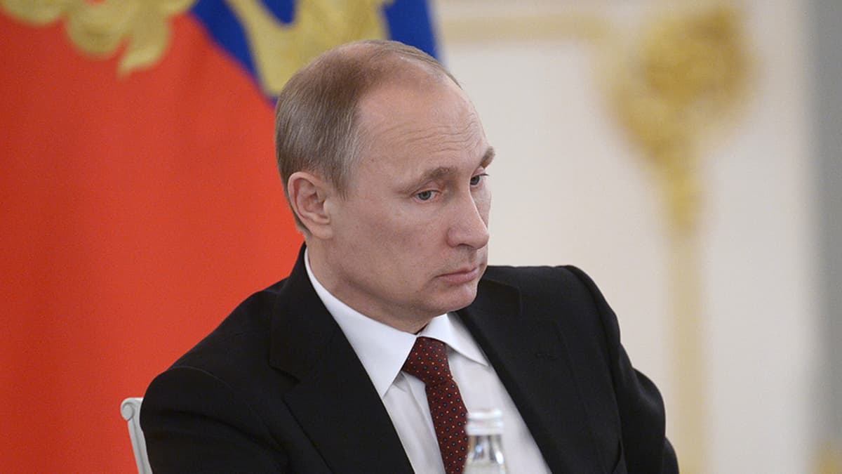 Venäjän presidentti Vladimir Putin kokouksessa Kremlissä Moskovassa.