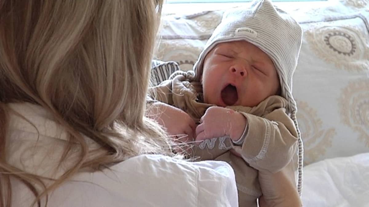 Kokkolalainen Malena Björndahl sai vauvan maaliskuussa