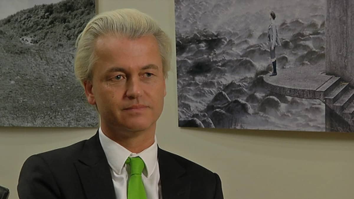 – Vapaus ja islam eivät sovi yhteen. Siksi haluamme lopettaa islamilaisen maahanmuuton Alankomaihin, sanoo Vapauspuolueen puheenjohtaja Geert Wilders