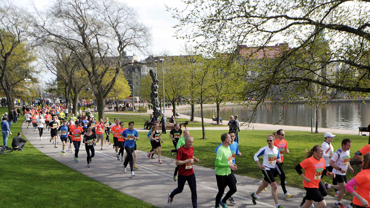 Helsingissä juostiin lauantaina 10. toukokuuta puolimaraton. 