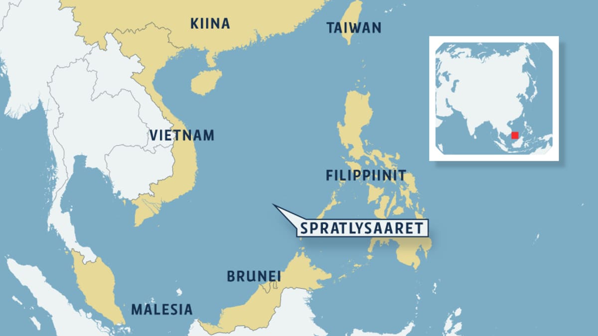 Kiina: Filippiinien ja Vietnamin sotilaiden kokoontuminen kiistellylle  saarelle oli farssi | Yle Uutiset