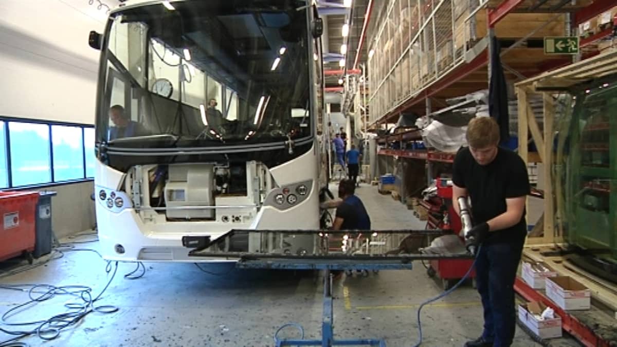 Scania bussikorien valmistus Lahti