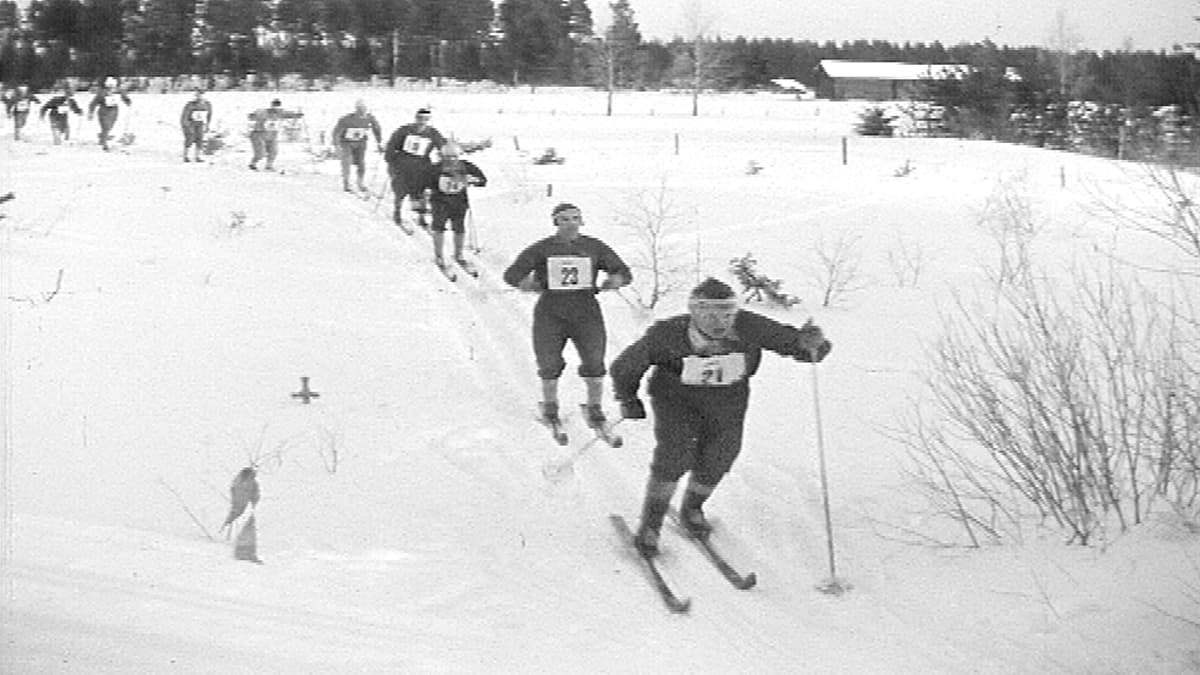Tervahiihto Oulussa 1960