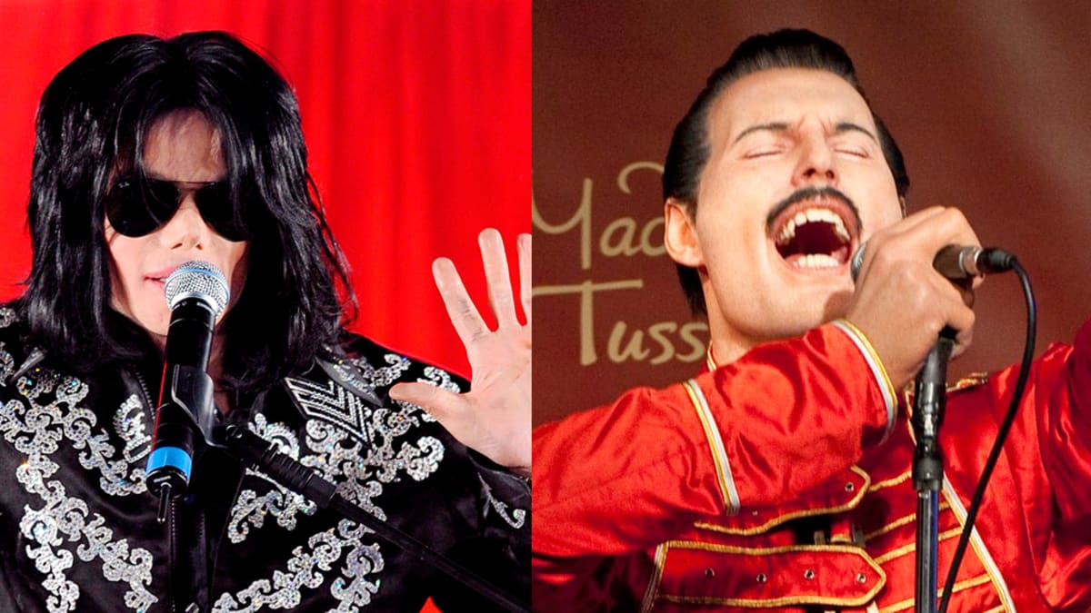 Michael Jackson ja Freddie Mercury.