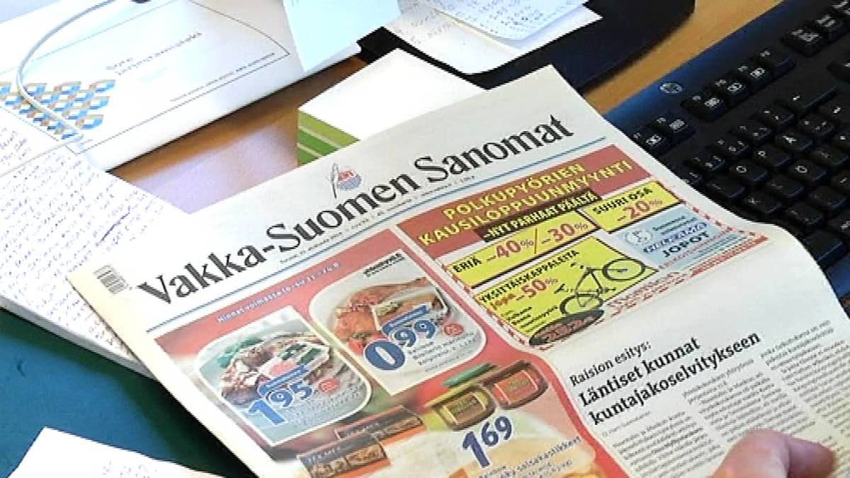 Euroopan ainoa kuntien omistama lehti tehdään Vakka-Suomessa | Yle Uutiset