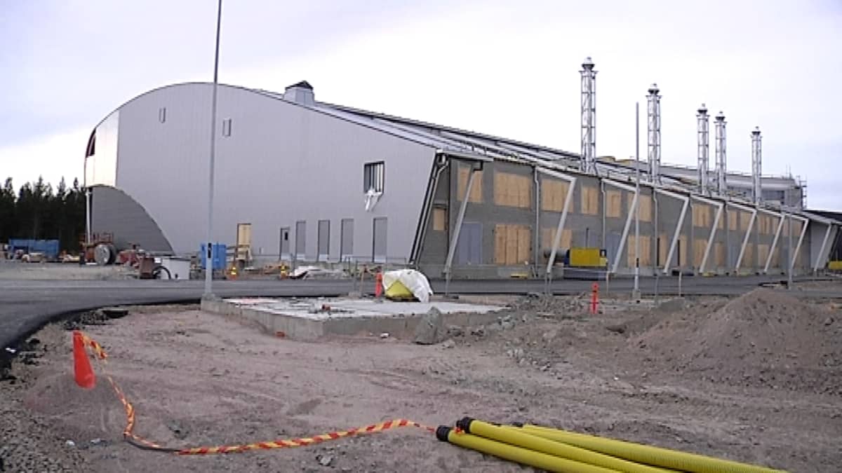 Yandexin datakeskus Mäntsälässä rakennusvaiheessa.
