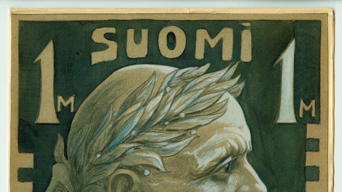 Julkaisematon Sibelius-postimerkki löytyi Postimuseon arkistosta | Yle  Uutiset