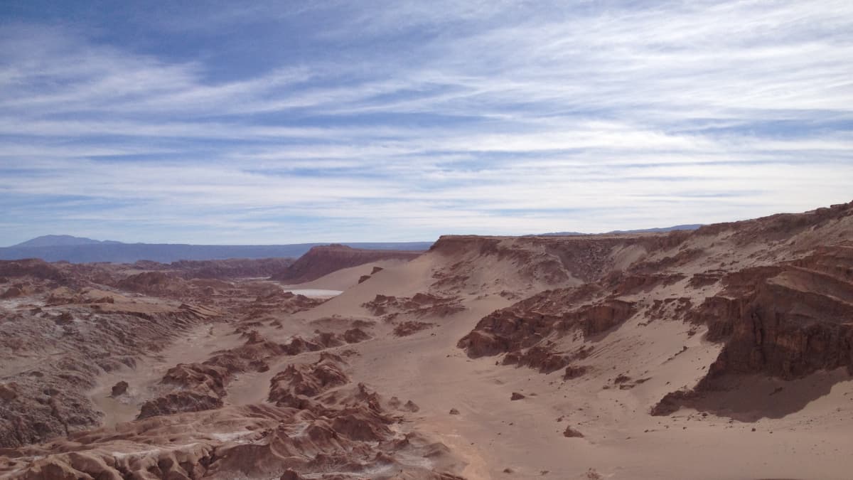 Atacaman hiekkakenttiä
