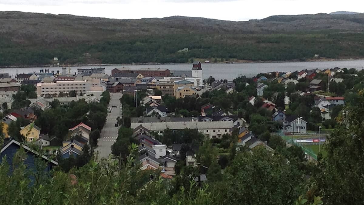 Kirkkoniemen kaupunki Pohjois-Norjassa