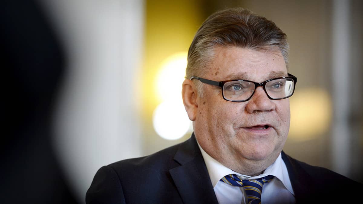 Perussuomalaisten puheenjohtaja Timo Soini.