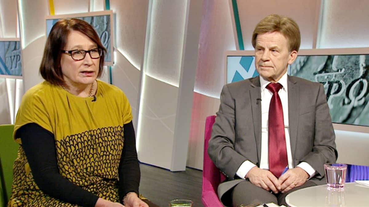 Riitta Myller ja Mauri Pekkarinen.
