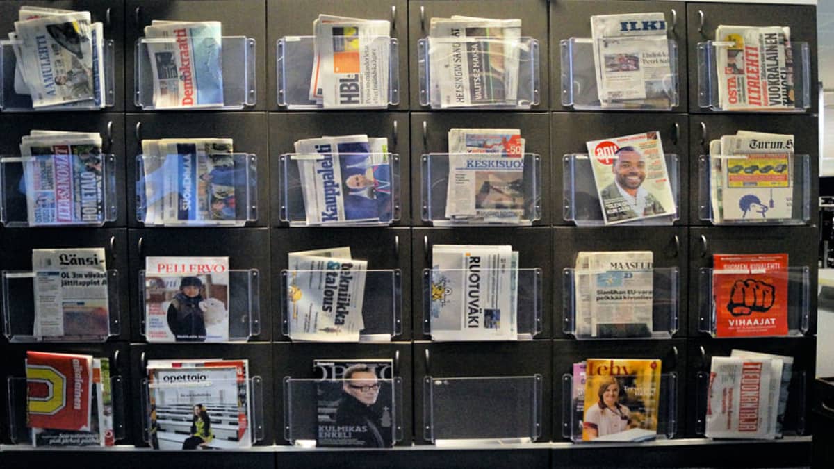 Newspapers, lehdet, sanomalehti