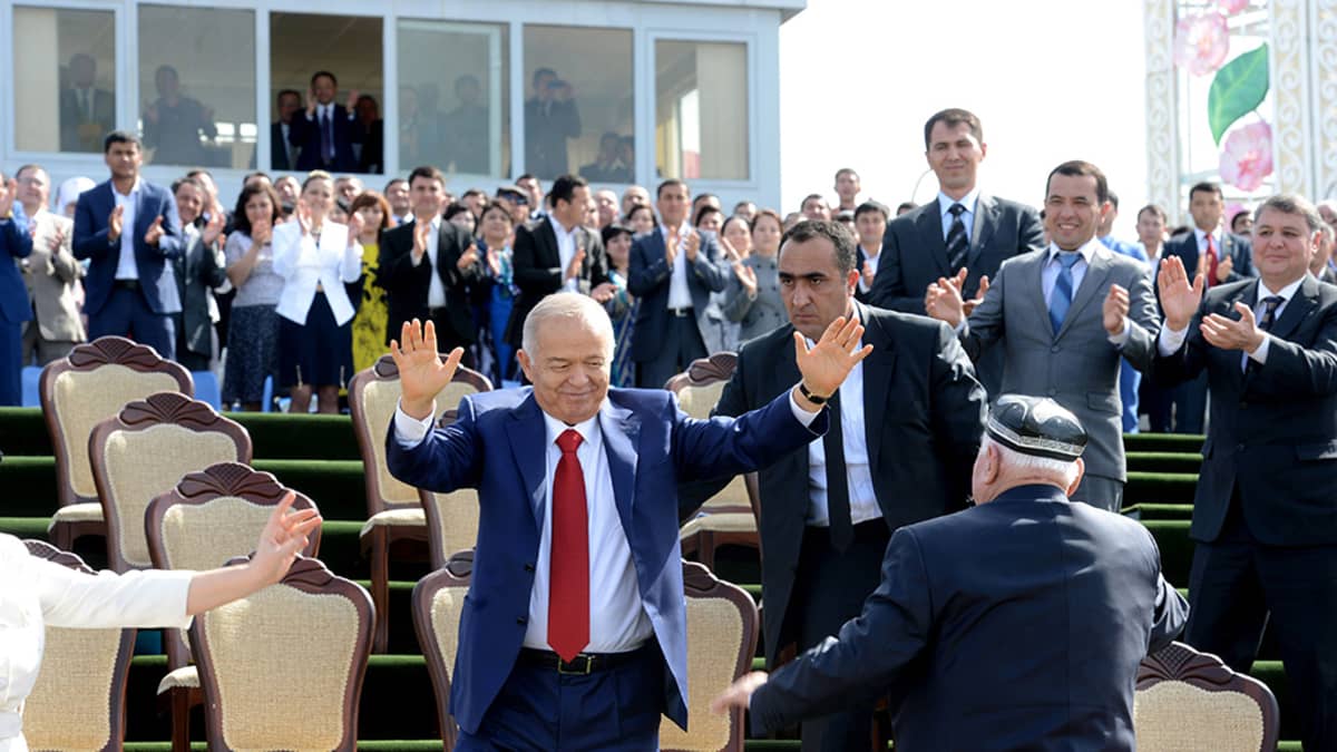 Uzbekistanin presidentti Islam Karimov Tashkentissä, Uzbekistanissa 21. maaliskuuta.