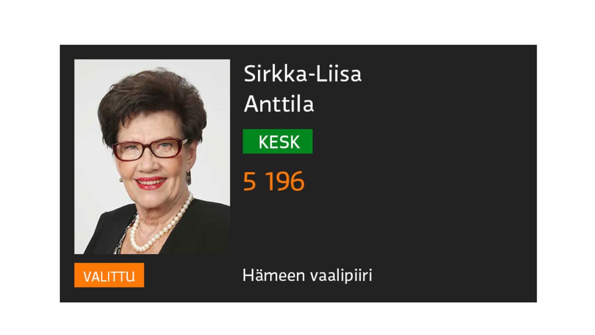 Sirkka-Liisa Anttila.