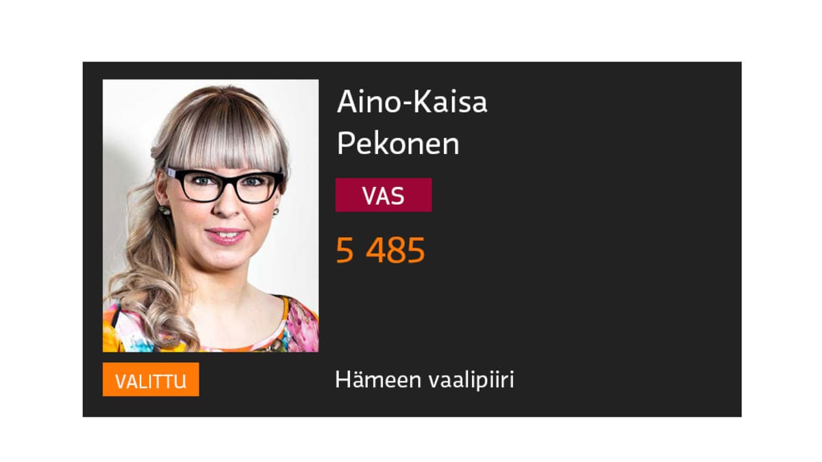 Aino-Kaisa Pekonen.