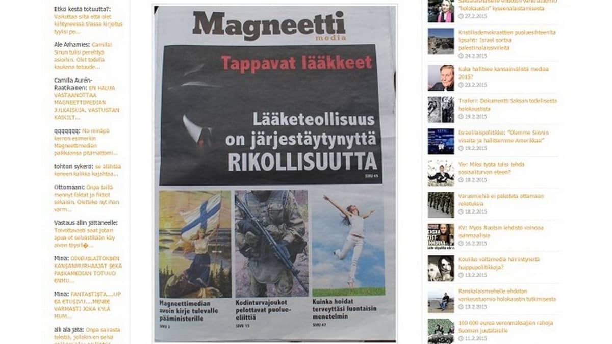 Kohuttu Magneettimedia jatkaa ilmestymistään – lehden paperiversio kolahti  postilaatikoihin | Yle Uutiset