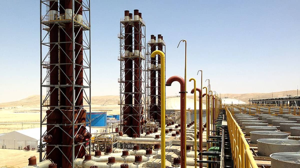 Wärtsilän osaomistama IPP3-polttomoottorivoimalaitos Jordaniassa huhtikuussa 2015.
