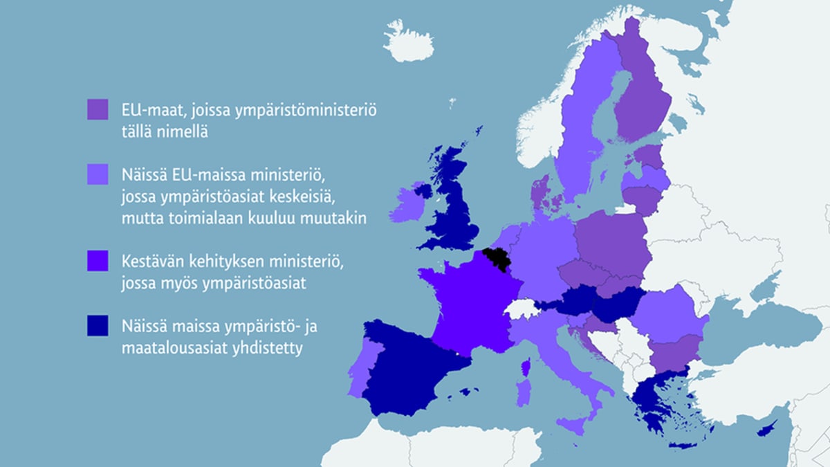 Ympäristöministeriön kohtalo vaakalaudalla – Näin hoidettu muualla  Euroopassa | Yle Uutiset