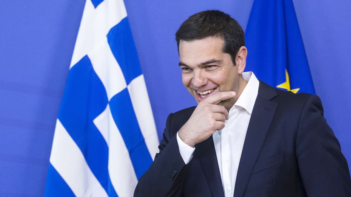 Kreikan pääministeri Alexis Tsipras Brysselissä 22. kesäkuuta.