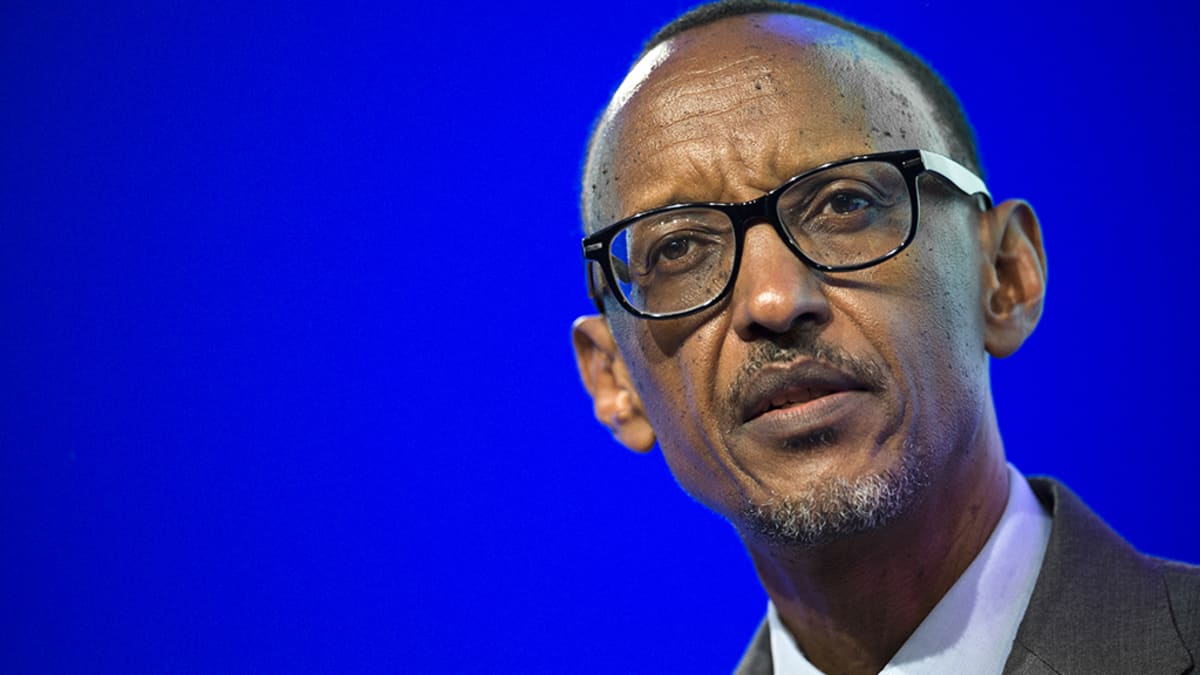 Ruandan Presidentti Paul Kagame.