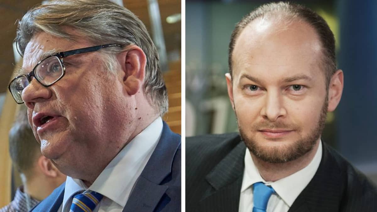 Yhdistelmäkuvassa ovat Timo Soini ja Sampo Terho vierekkäin.