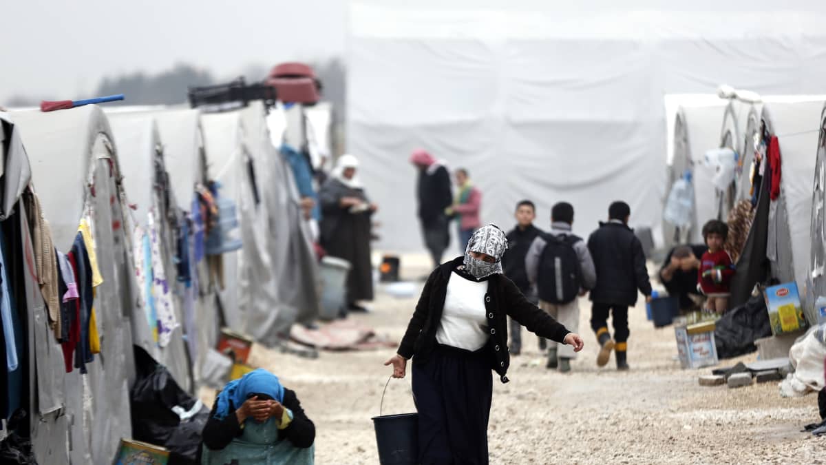 Syyrialaispakolaisten leiri Turkissa