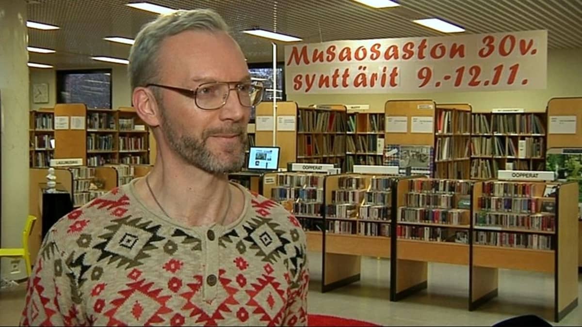 Musiikkikirjastossa Ilkka Marjanen