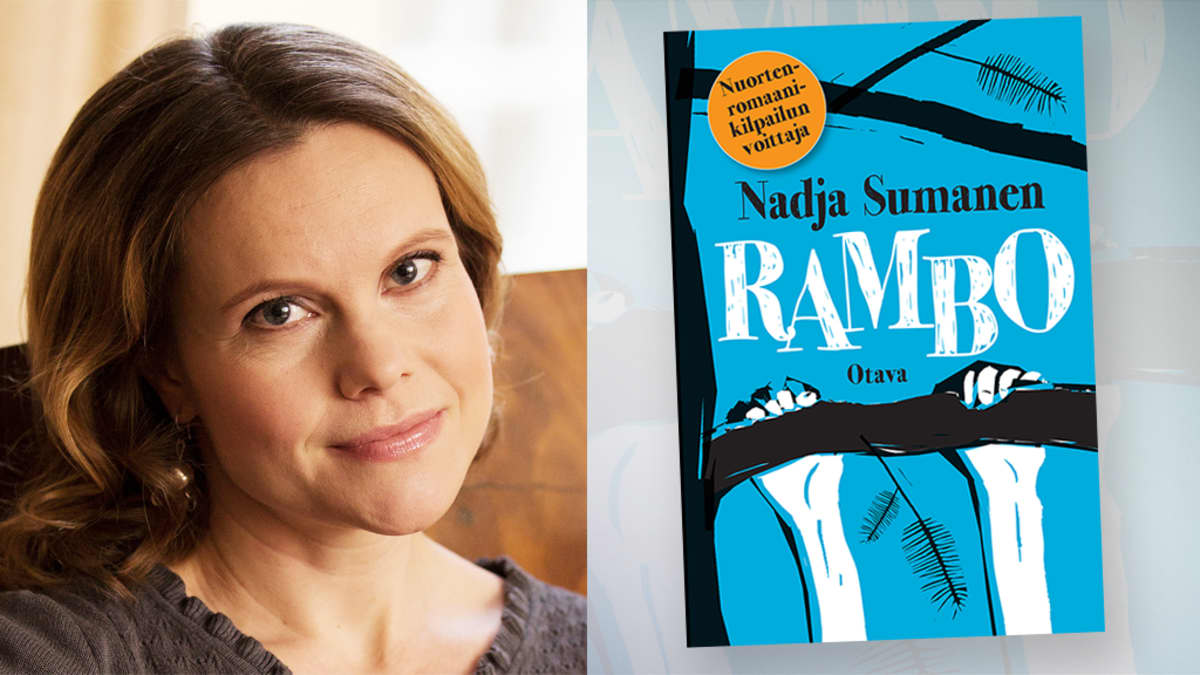 Nadja Sumanen ja Rambo-kirja.