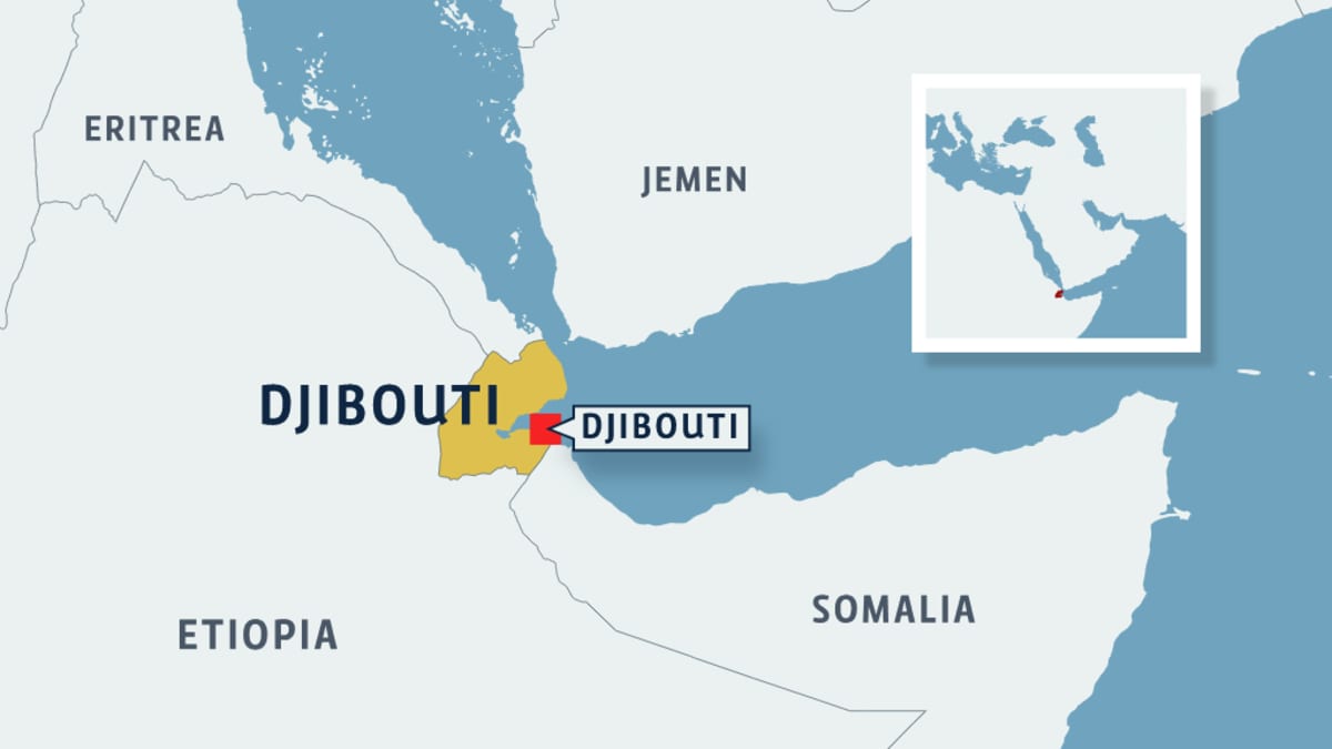 Djiboutin kartta