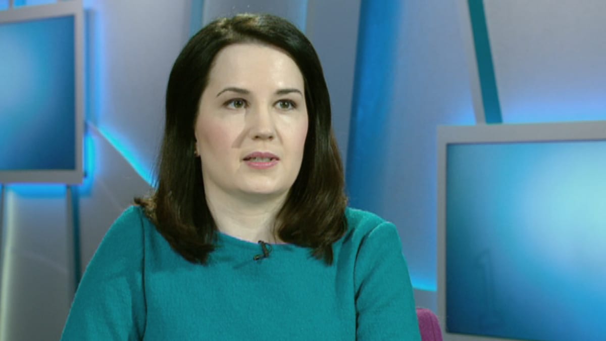 Opetus- ja kulttuuriministeri Sanni Grahn-Laasonen Ykkösaamun vieraana 23. tammikuuta.