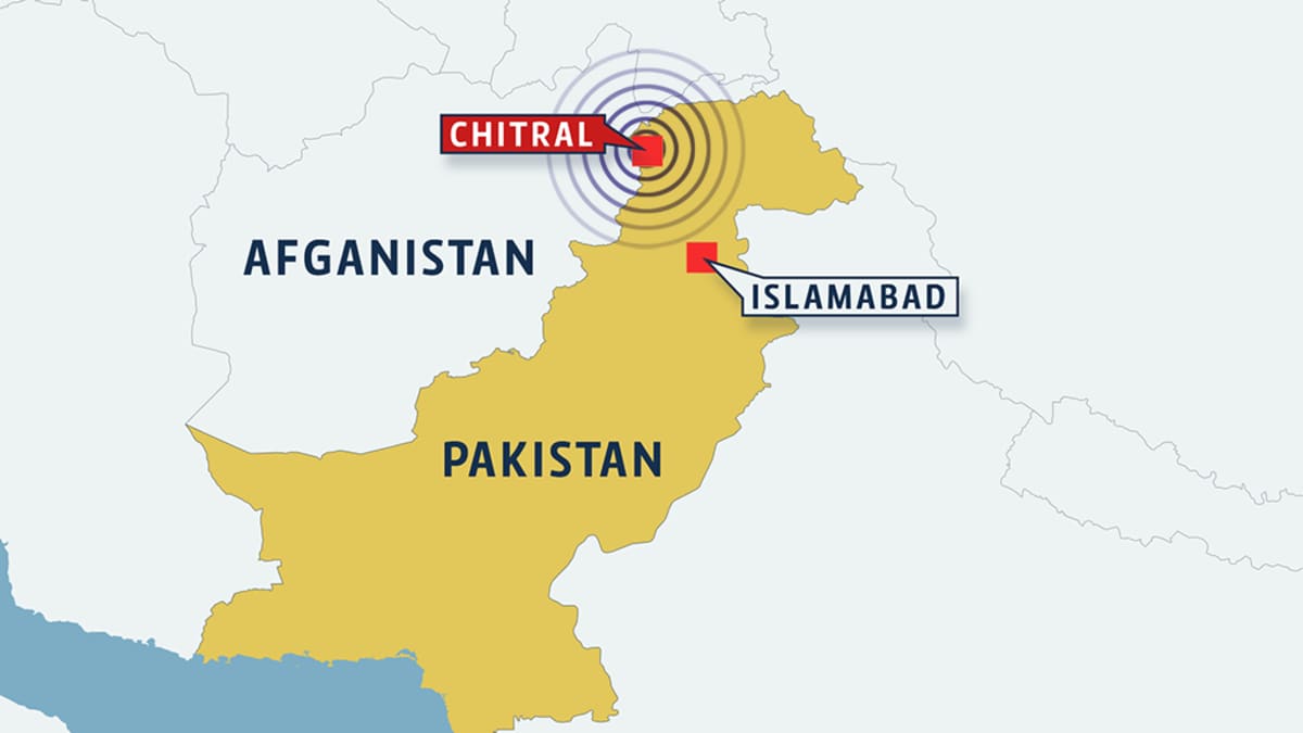 Pakistanin kartta.