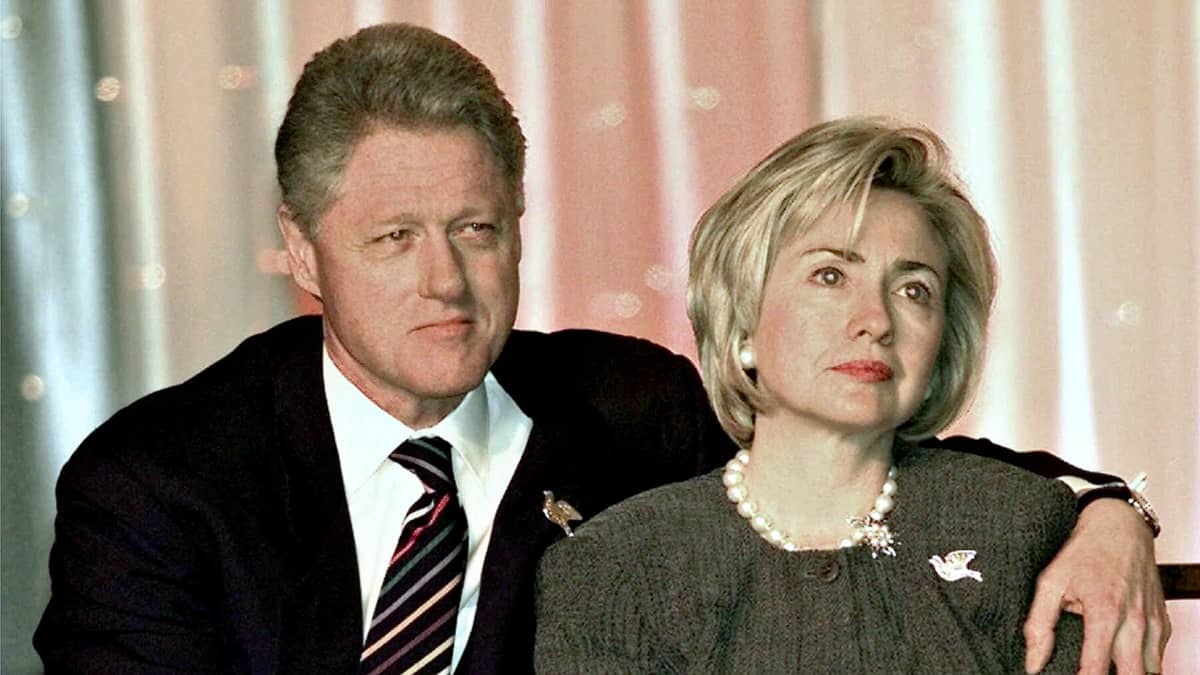 Bill Clinton ja Hillary Clinton.