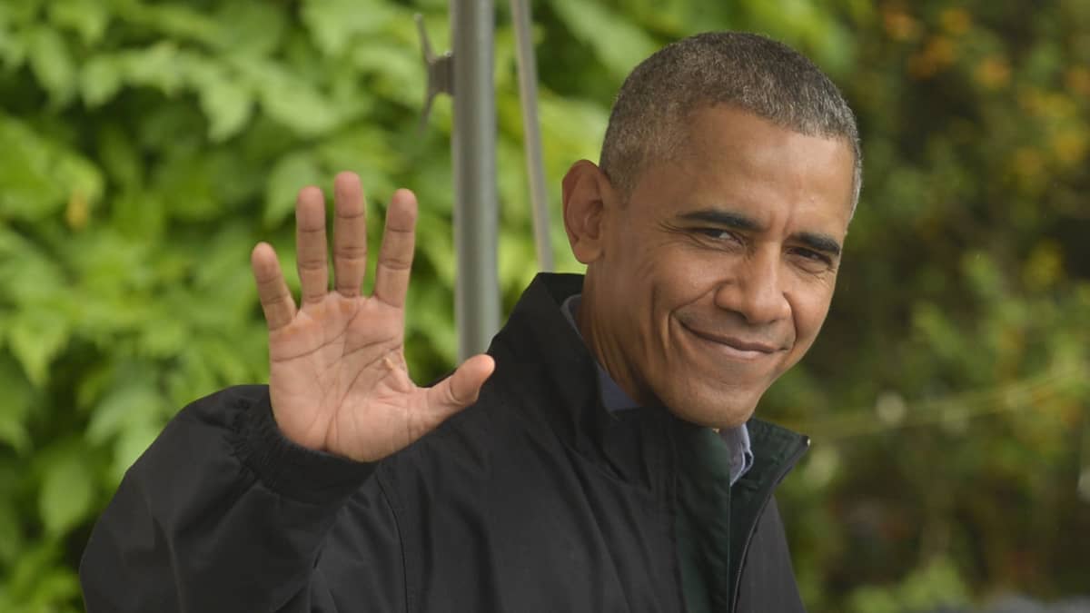 Presidentti Barack Obama Washingtonissa lähdössä viikon mittaiselle matkalle Aasiaan 21. toukokuuta.