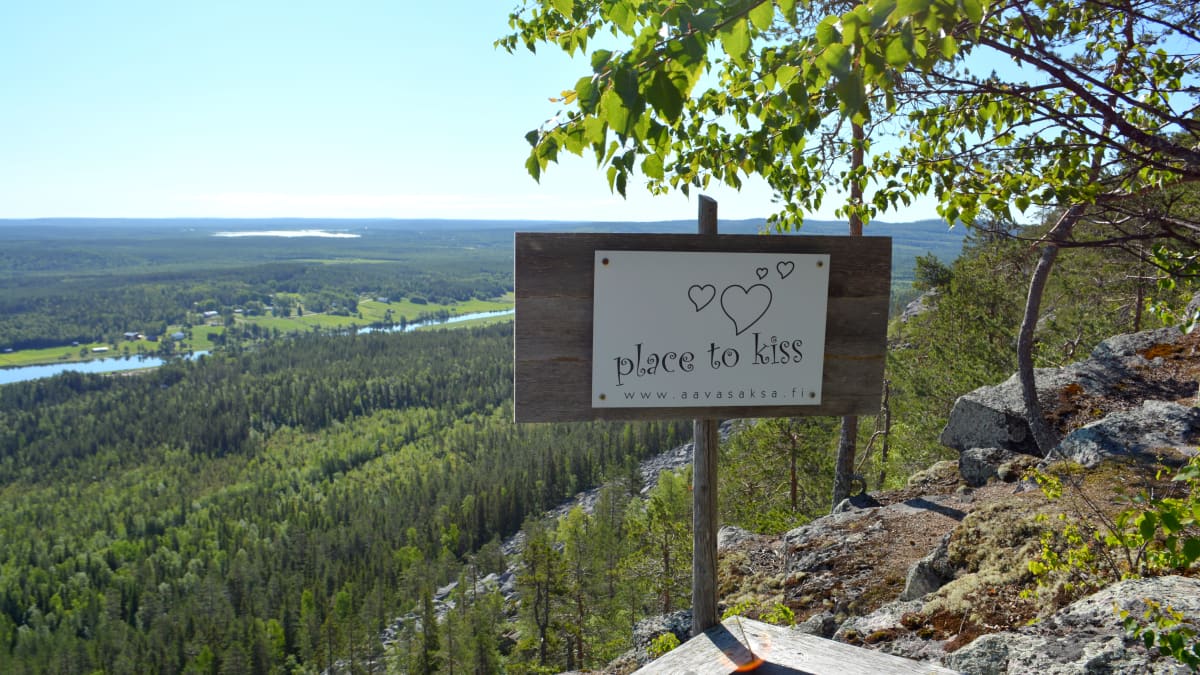 Ylitornio Aavasaksa juhannus näköala.
