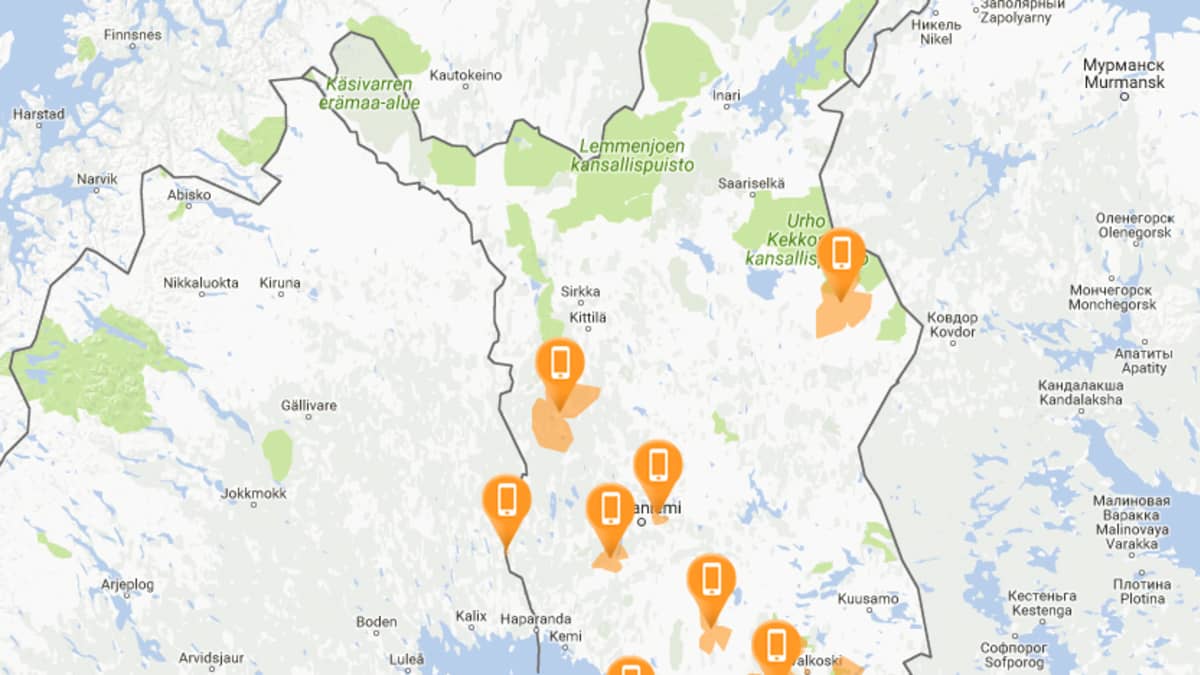 Matkapuhelinverkoissa useita häiriöitä Lapissa | Yle Uutiset