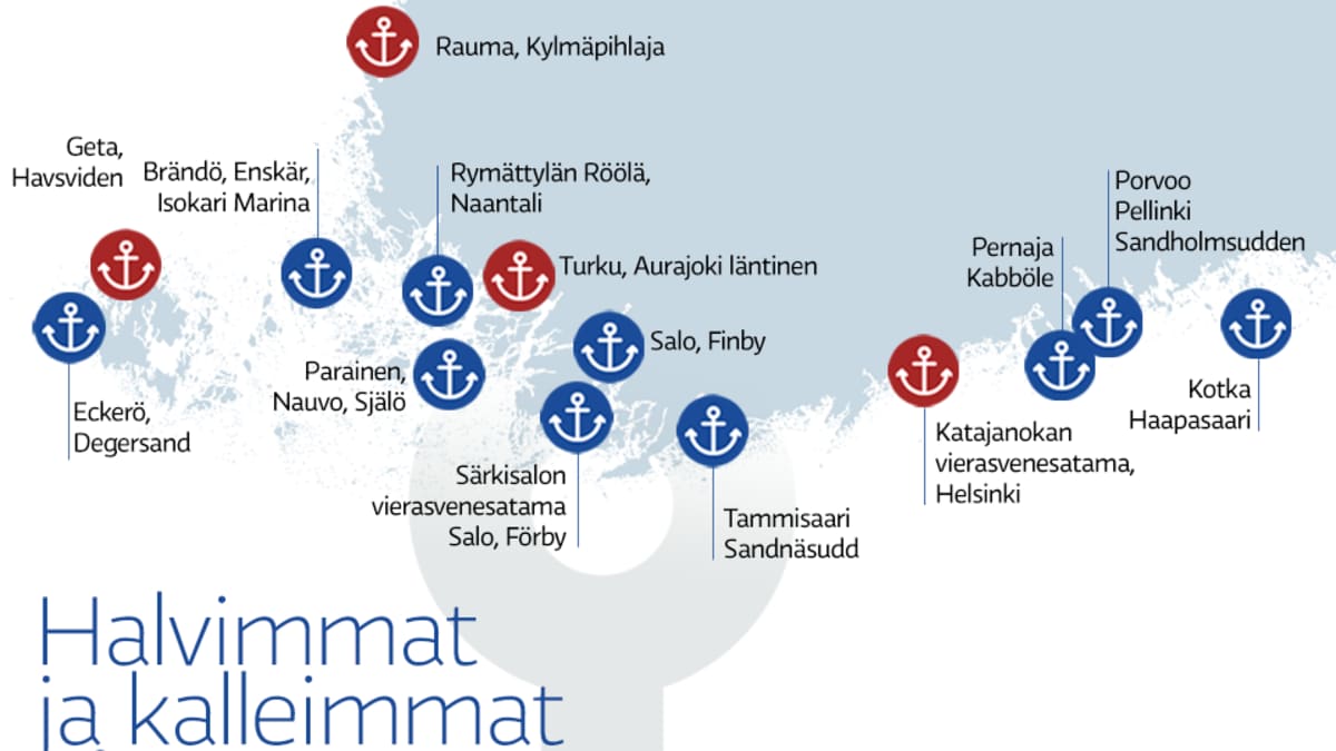 Mitä paremmat palvelut, sitä kalliimpi satamamaksu – Suomen tyyrein  vierasvenesatama sijaitsee Helsingissä