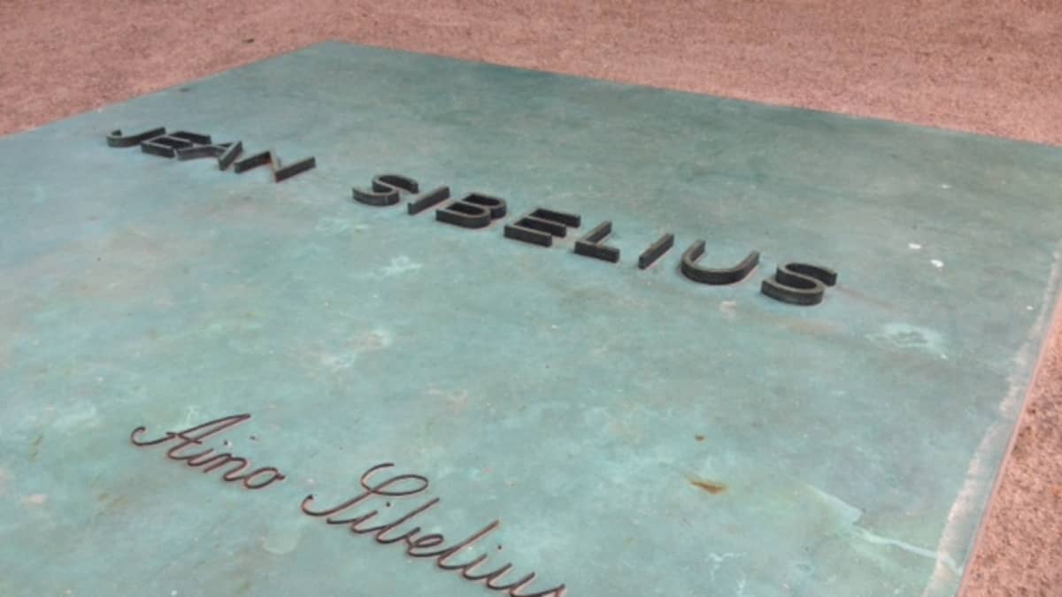 Ainola, sibelius, hauta