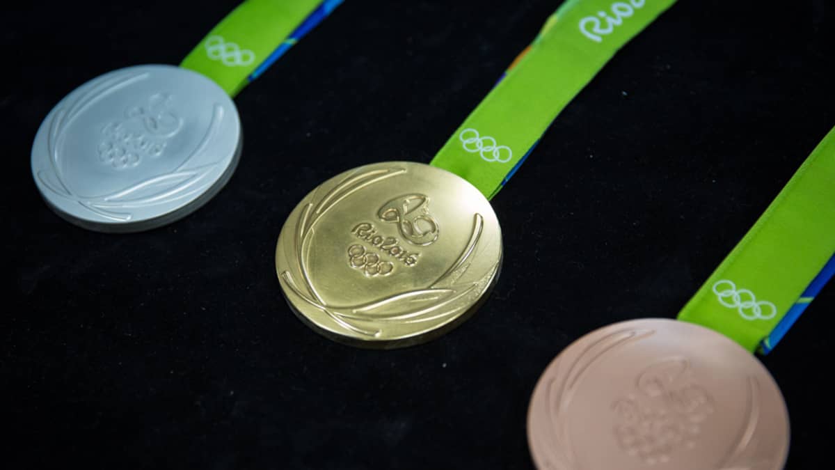 Rion olympiakisojen mitalit.