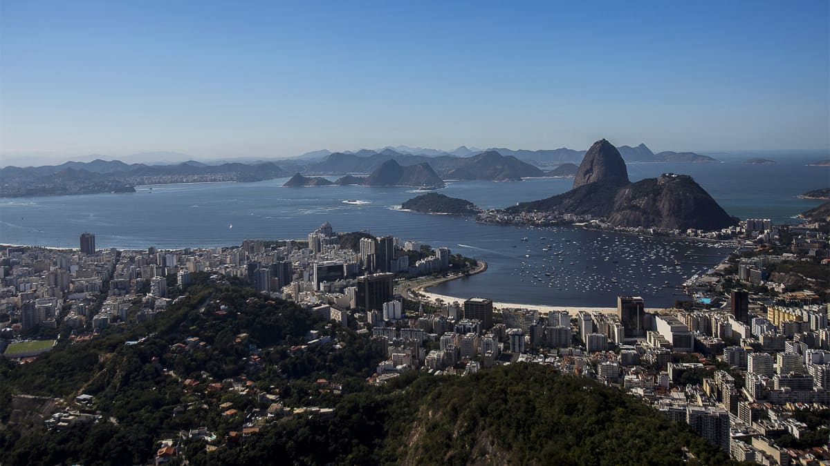 Maisemakuva Rio de Janeirosta.