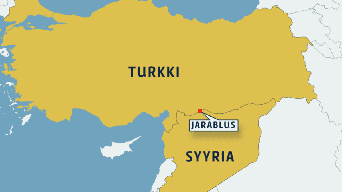 turkin ja syyrian kartta