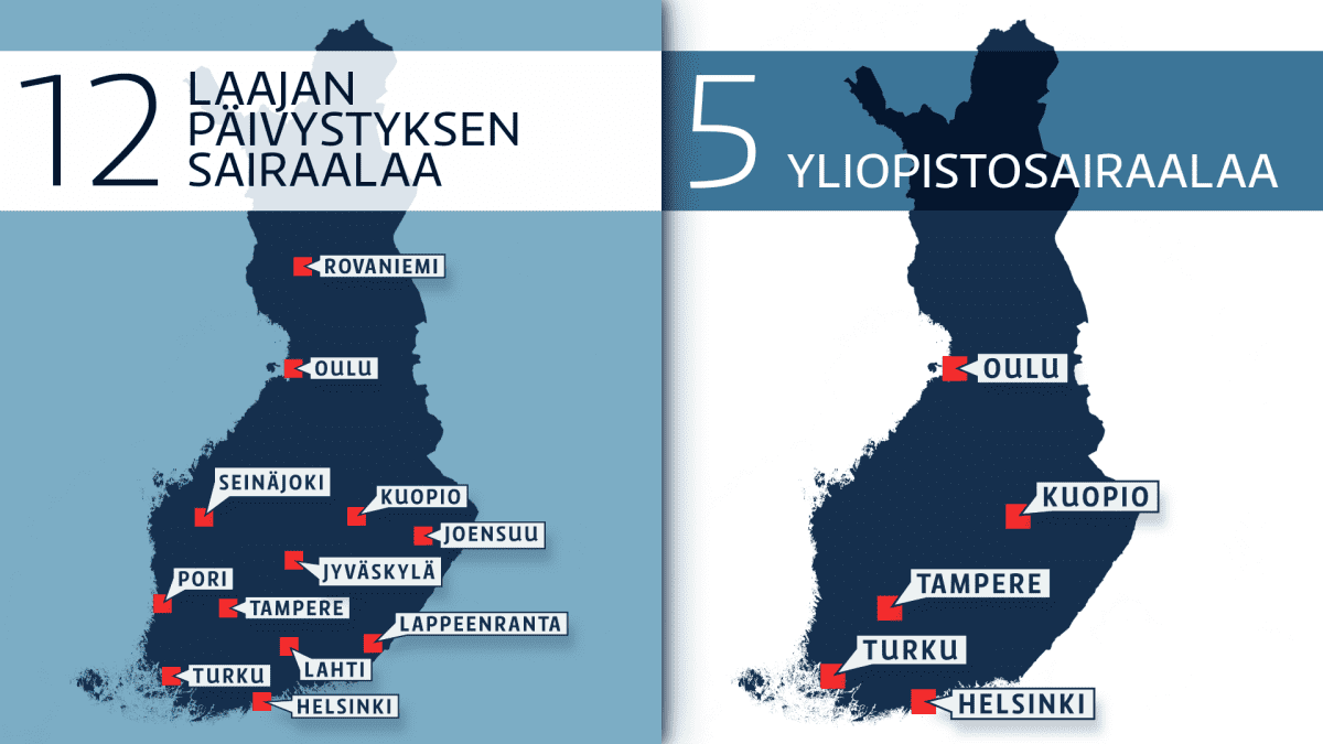 Päivittää 11+ imagen suomen yliopistosairaalat