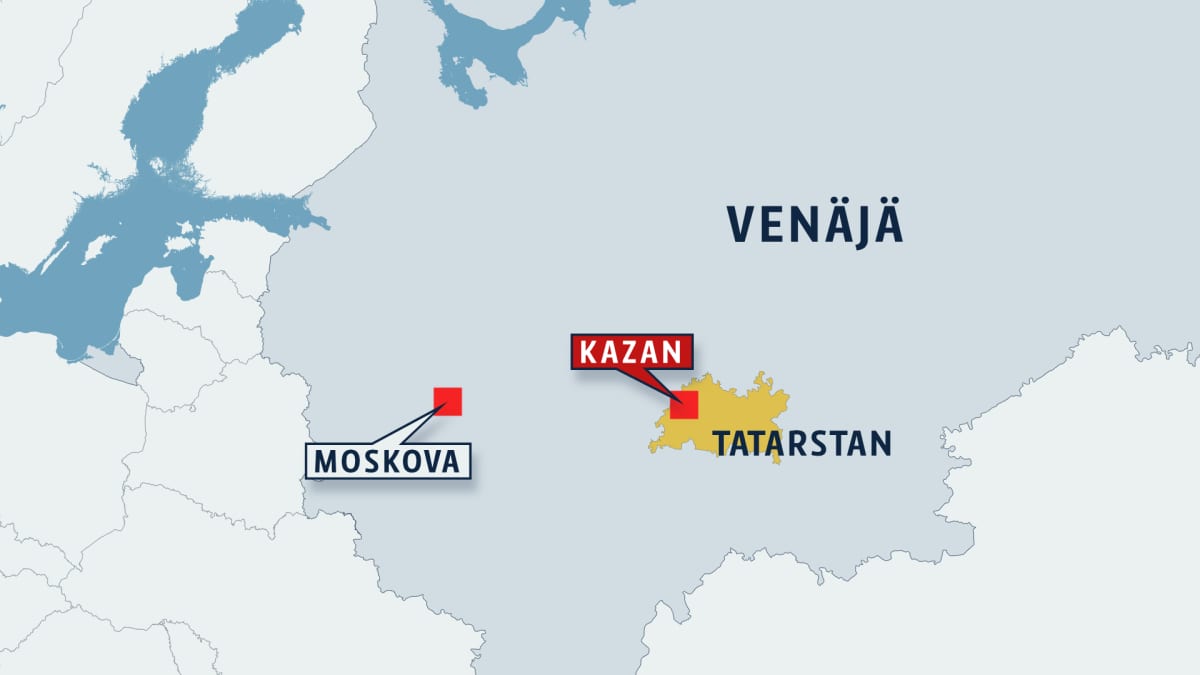 Tatarstanin kartta